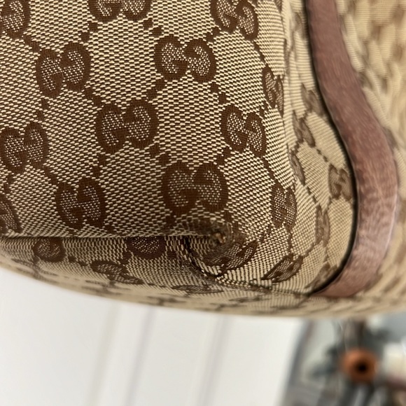 Gucci GG canvas medium bamboo bar tote - Picture 5 of 12